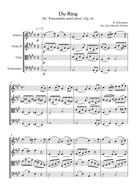 Du Ring (arr. José Manuel Garzón Núñez)