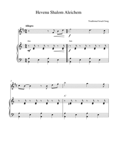 Hevenu Shalom Aleichem (arr. Kaiserin Rebecca)