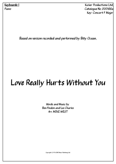 Love Really Hurts Without You (arr. Michael Storeton-West)