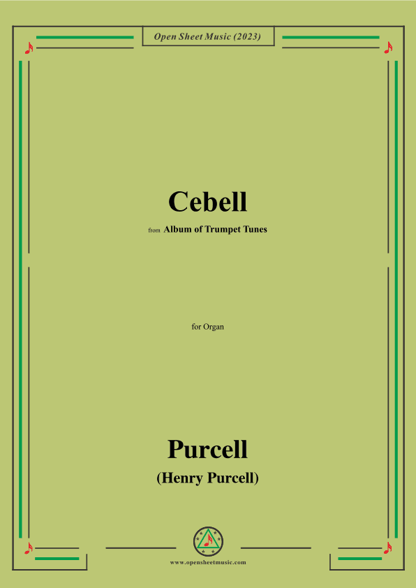 Purcell-Cebell,from 'Album of Trumpet Tunes',for Organ (arr. OSM Press)