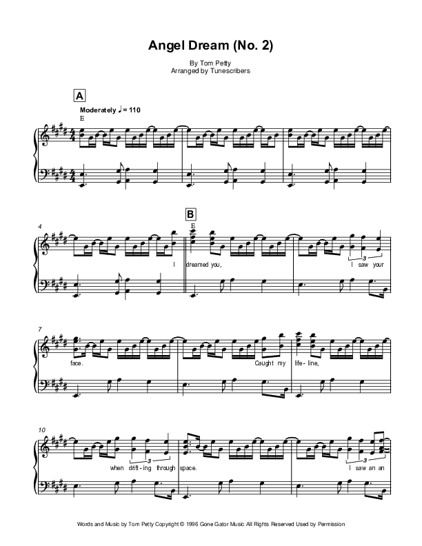 Angel Dream (No. 2) (arr. Tunescribers)