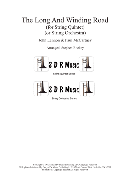 The Long And Winding Road (arr. Stephen Rockey)