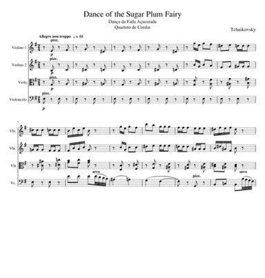 Dance of the Sugar Plum Fairy (Dança da Fada Açucarada) (arr. Yuri Braga)
