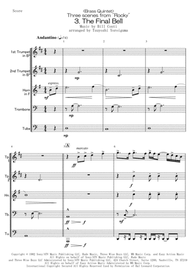 The Final Bell (arr. Tsuyoshi Yoroiguma)