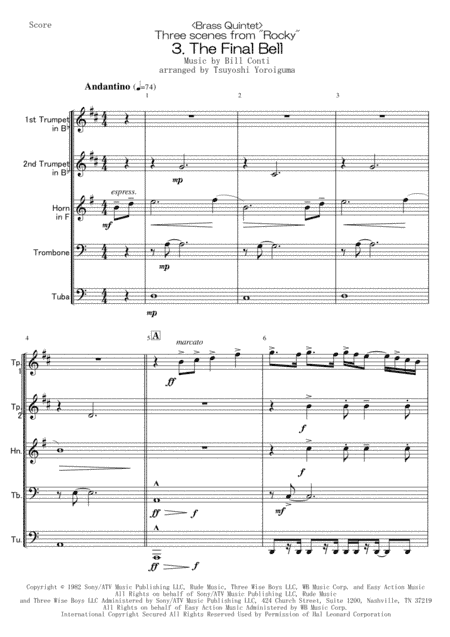 The Final Bell (arr. Tsuyoshi Yoroiguma)