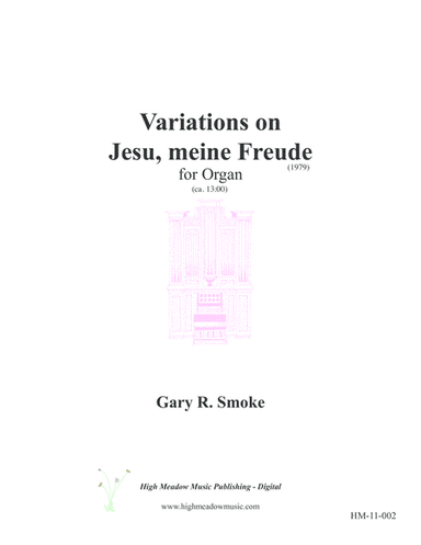 Variations on 'Jesu, meine Freude' (arr. Gary R. Smoke)