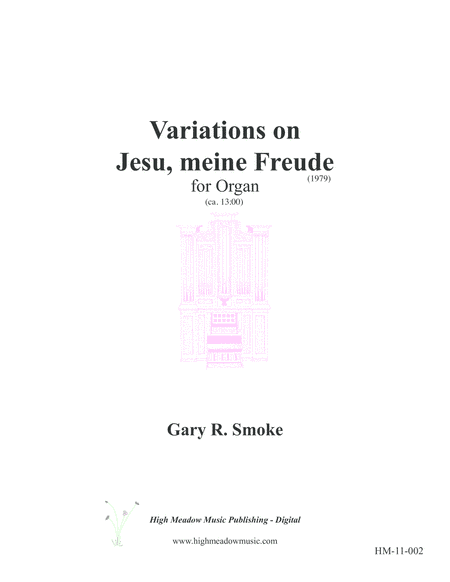 Variations on 'Jesu, meine Freude' (arr. Gary R. Smoke)
