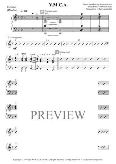 Y.M.C.A. (arr. Jan Angermüller)