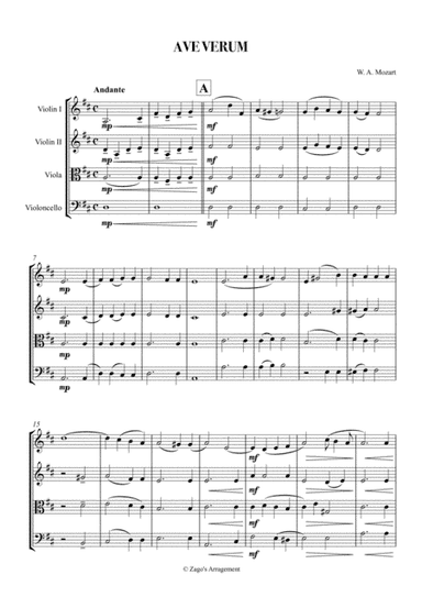 Ave Verum Corpus (arr. Flávio S. Zago Filho)