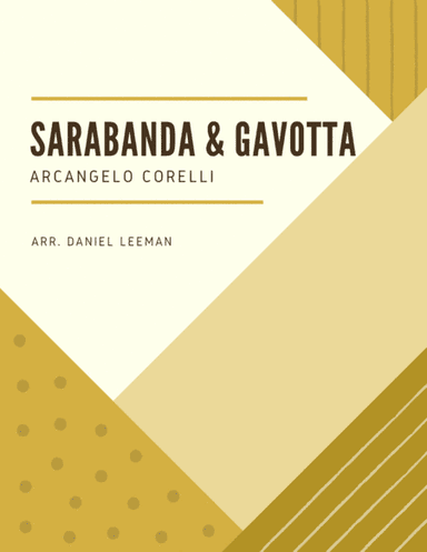 Sarabanda and Gavotta for Alto Saxophone & Piano (arr. Daniel Leeman)