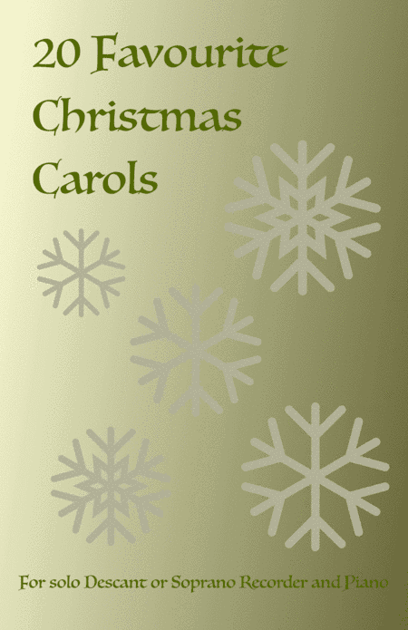 20 Favourite Christmas Carols for solo Recorder and Piano (arr. David McKeown)