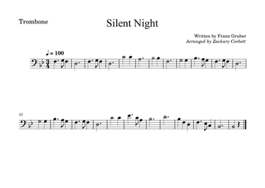 Silent Night (arr. Zachary Corbett)
