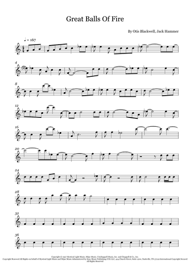 Great Balls Of Fire (arr. Fernanda Moura)