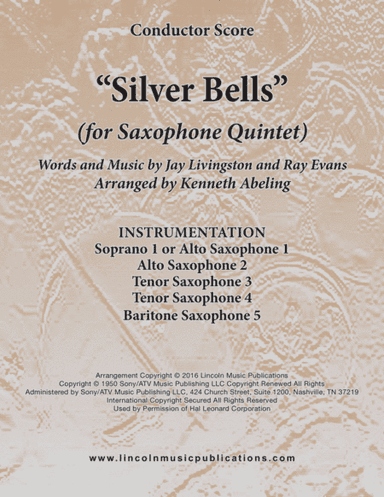 Silver Bells (arr. Kenneth Abeling)