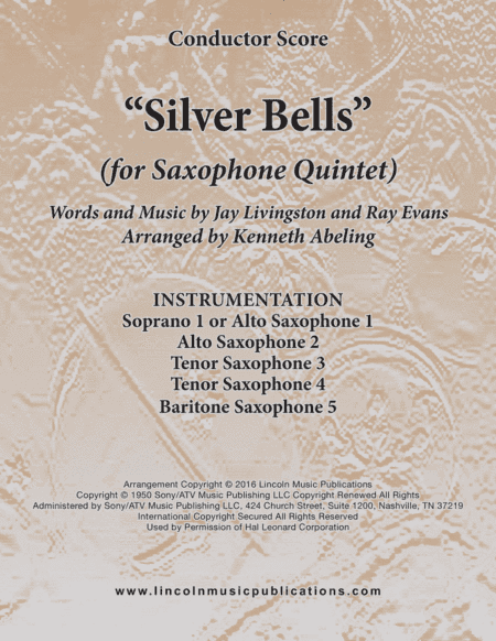 Silver Bells (arr. Kenneth Abeling)
