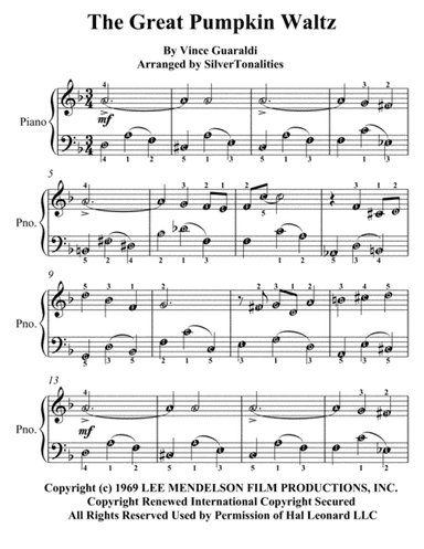The Great Pumpkin Waltz (arr. SilverTonalities)