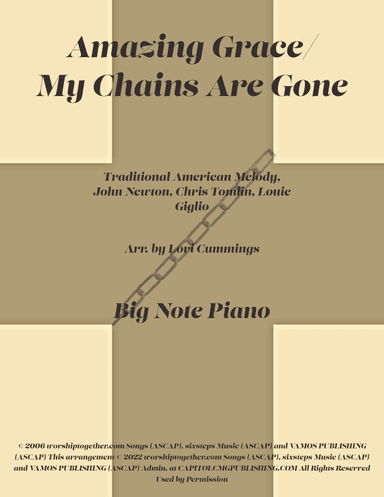 Amazing Grace (my Chains Are Gone) (arr. Lori Cummings)