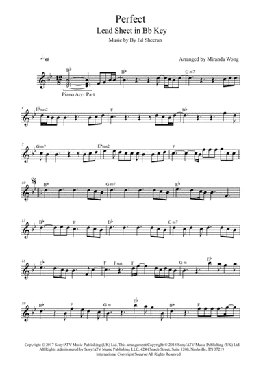 Perfect (arr. Miranda Wong)