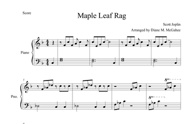 Maple Leaf Rag (arr. Arranged by Diane M. McGahee)