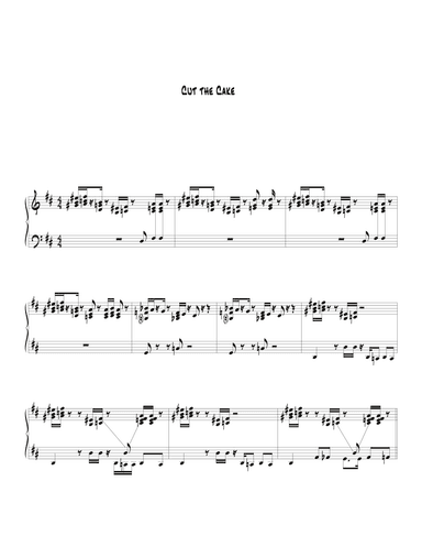 Cut The Cake (arr. Biegler)
