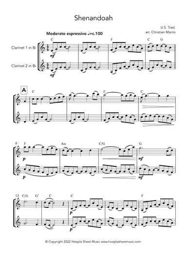 Shenandoah (arr. Christian Morris)