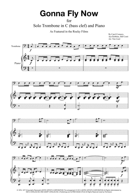 Gonna Fly Now (arr. Tim Curd)