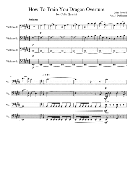 How To Train Your Dragon (arr. Josiah Duhlstine)