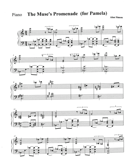 The Muse's Promenade  (for Pamela)