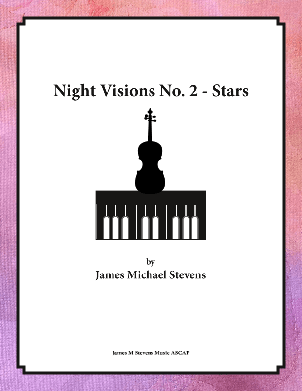 Night Visions No. 2 - Stars - Violin & Piano
