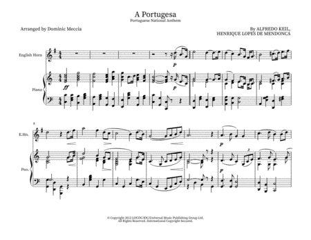 A Portugesa (portuguese National Anthem) (arr. Dominic Meccia)