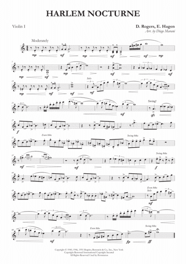 Harlem Nocturne (arr. Diego Marani)