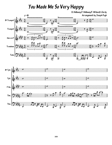 You've Made Me So Very Happy (arr. Joseph Pugh)