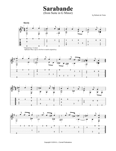 Suite in G Minor: "Sarabande" (arr. Mark Phillips)