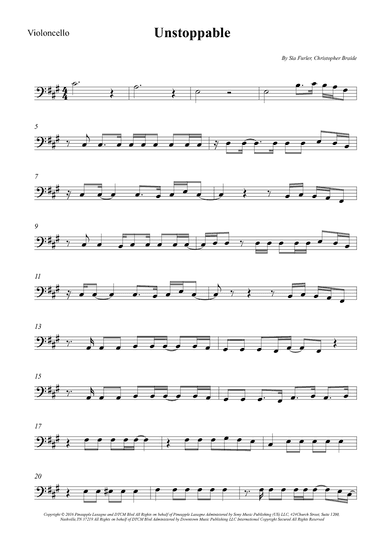 Unstoppable (arr. Wesley S. SIlva)