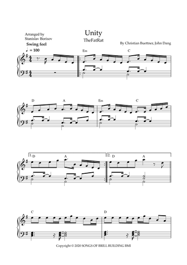 Unity (arr. Stanislav Borisov)