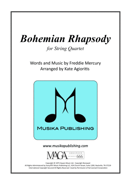 Bohemian Rhapsody (arr. Kate Agioritis)