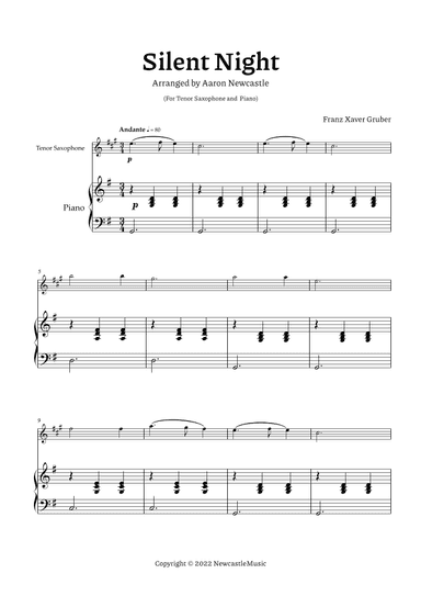 Silent Night (arr. Aaron Newcastle)