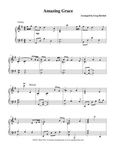 Amazing Grace (arr. Greg Howlett)