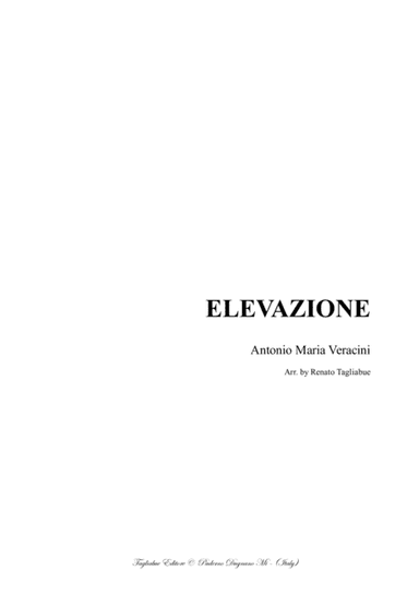 ELEVAZIONE - Veracini - For Organ (arr. Renato Tagliabue)