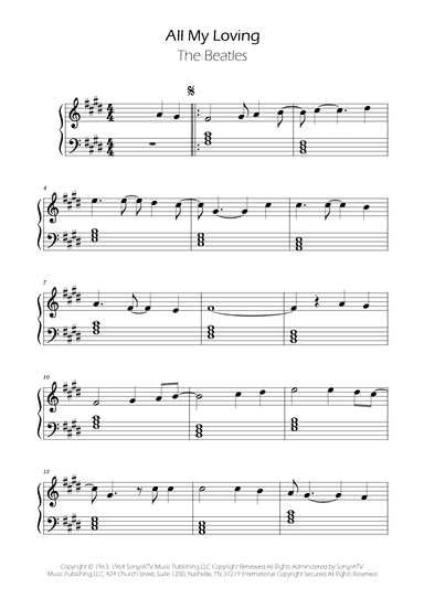 All My Loving (arr. Ygor Nunes)