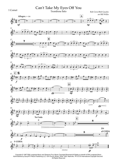 Can't Take My Eyes Off Of You (arr. Bill Willis)