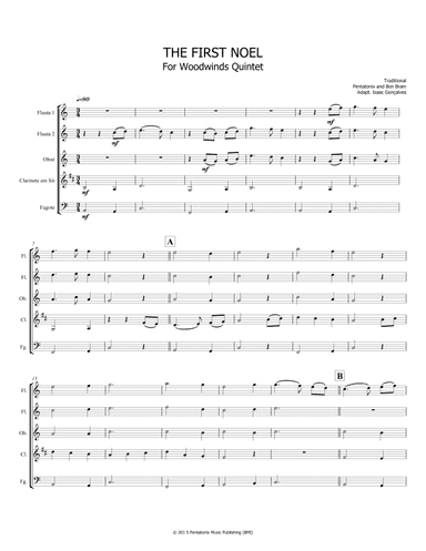 First Noel (arr. Isaac Gonçalves)
