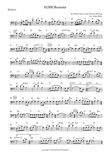 10000 Reasons (arr. Fabio Britto)