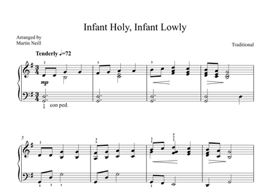 Infant Holy, Infant Lowly (arr. Martin Neill)