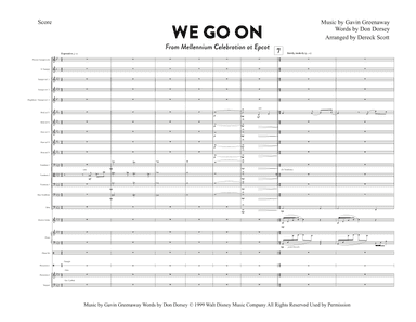 We Go On (arr. Dereck Scott)