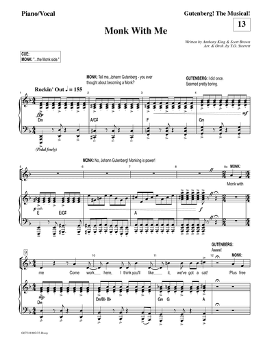 13 Monk With Me 2020 Full Score