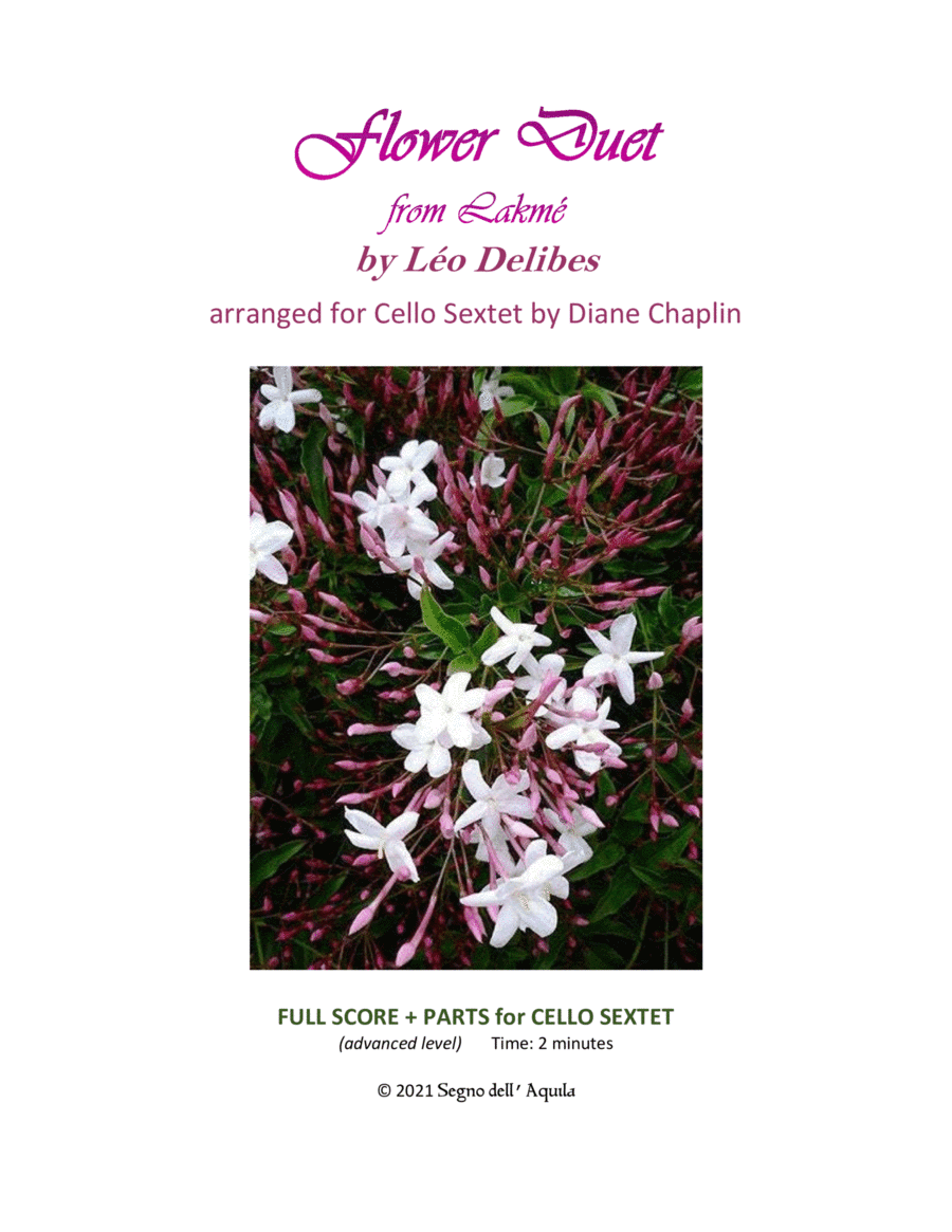 Flower Duet from Lakme for Cello Sextet (arr. Diane Chaplin)