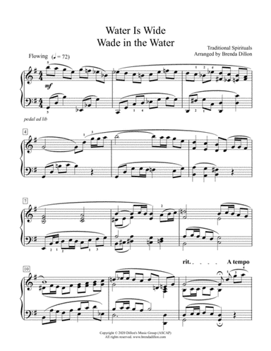 Water Is Wide/Wade in the Water (arr. Brenda Dillon)
