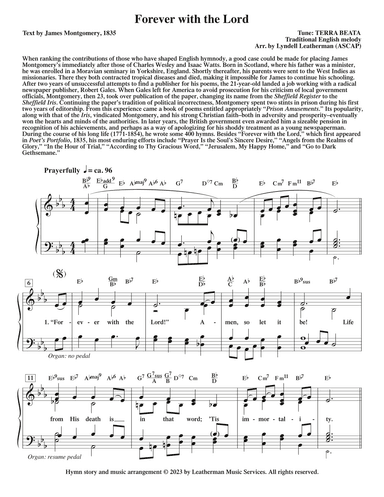 Forever with the Lord (arr. Lyndell Leatherman)