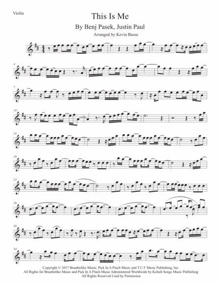 This Is Me (arr. Kevin Busse)